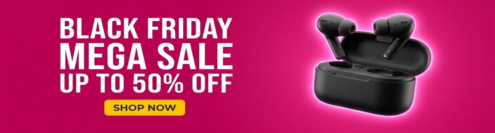 Black Friday Mega Sale Up To 50% OFF