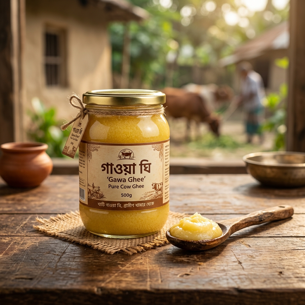 Pure Cow Ghee (গাওয়া ঘি - প্রিমিয়াম কোয়ালিটি)